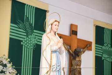 El Goro despide sus fiestas patronales con la procesión de la patrona/TA y Francisco Javier Santana.